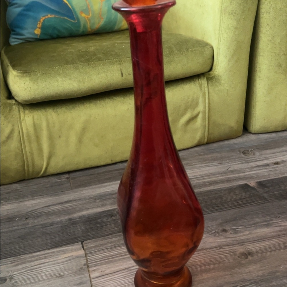 Vintage glass Decanter